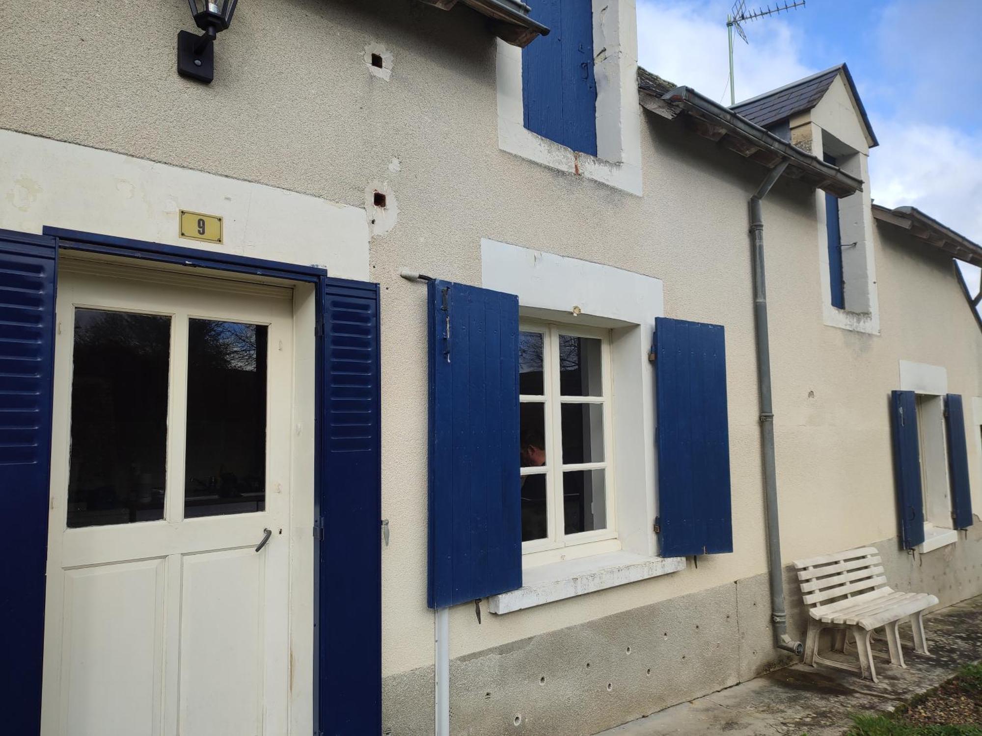 Maison Plain Pied, 2 Chambres, Longere Typique , Fraiche, Dans Bourg Avec Tous Commerces Lucay-le-Male Exterior foto